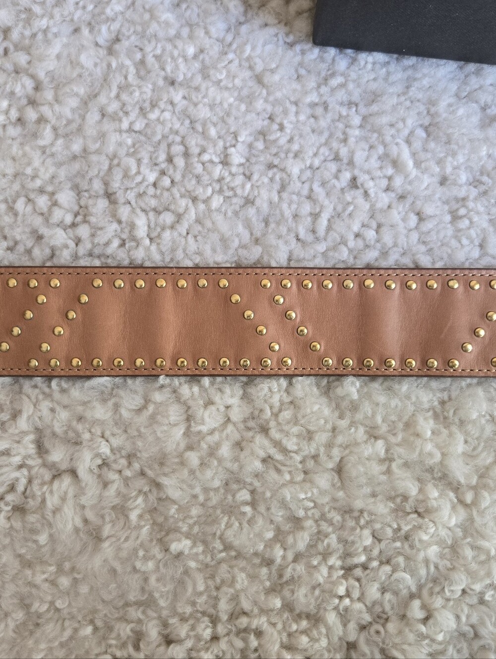 Frye Graphic Stud Leather Crossbody Strap with Box *See Description* - Picture 2 of 9